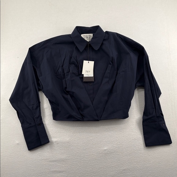 NEW! TWP Taken Top in Super Compact Poplin - Size Medium - Picture 5 of 10